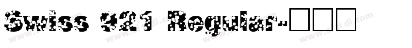 Swiss 921 Regular字体转换
